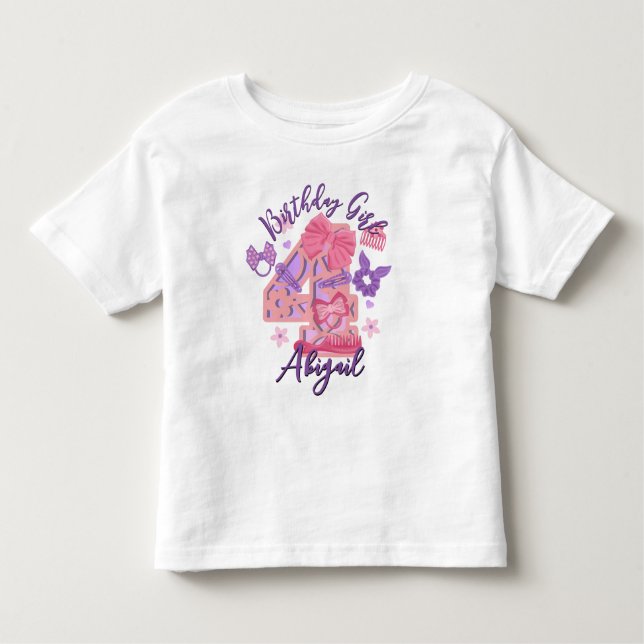 Camisetas Cute Bow de cuarto cumpleaños para niños (Anverso)