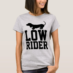 Camisetas DACHSHUND DE BAJO RIDER