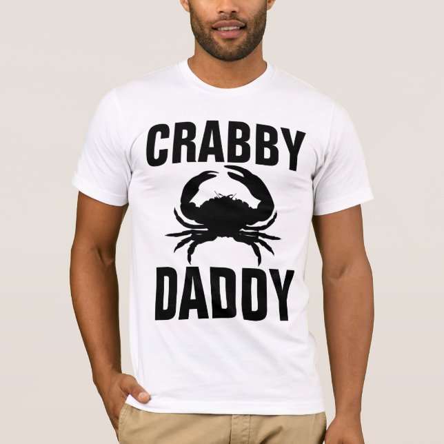 Camisetas DAD FUNNY, CRABBY DADDY (Anverso)