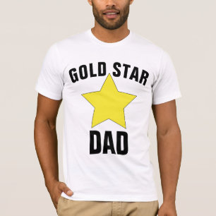 Camisetas DAD STAR de ORO, padre de soldado caído