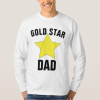 Camisetas DAD STAR de ORO, padre de soldado caído