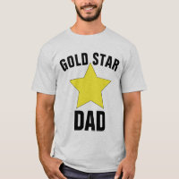 Camisetas DAD STAR de ORO, padre de soldado caído