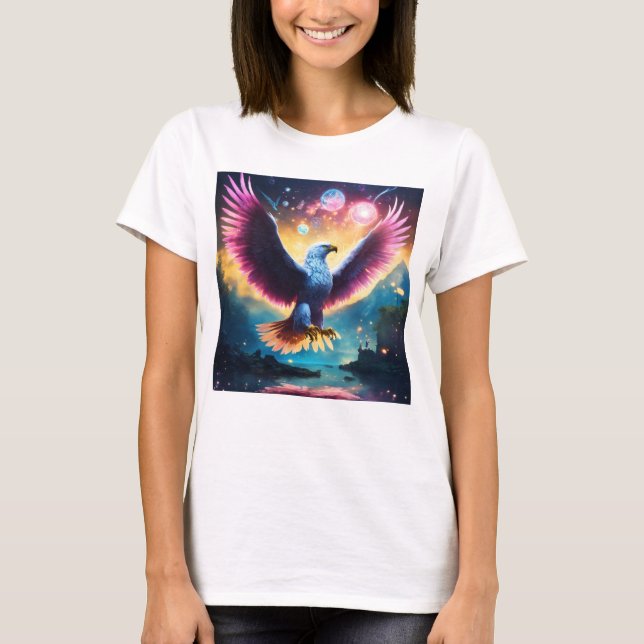 Camisetas de águila de cristal de espíritu salvaje (Anverso)