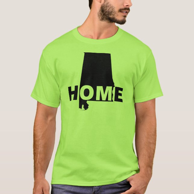 Camisetas de Alabama, Hogar Lejos del Estado (Anverso)