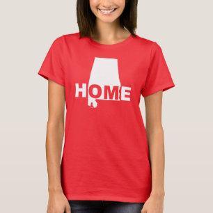 Camisetas de Alabama Hogar Lejos del Estado