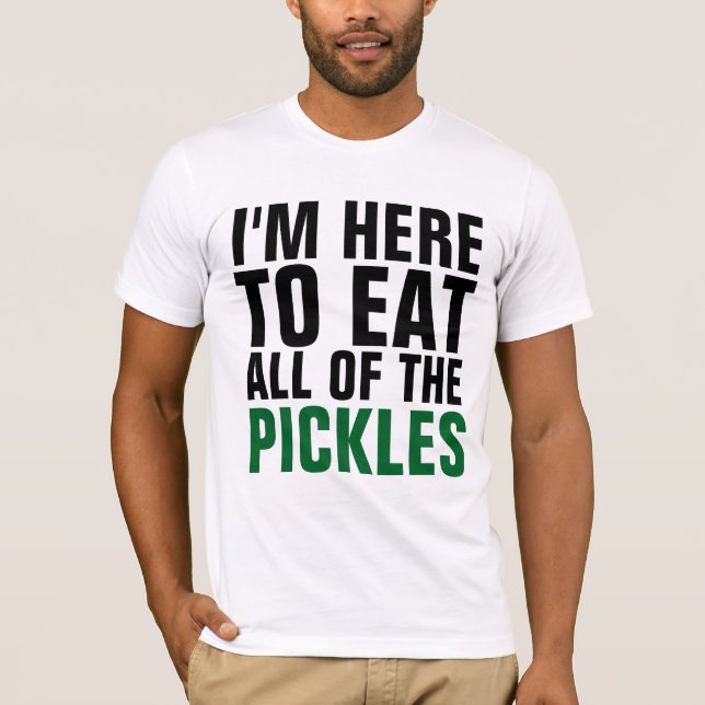 Camisetas de AMANTE DE PEPINOS (Anverso)