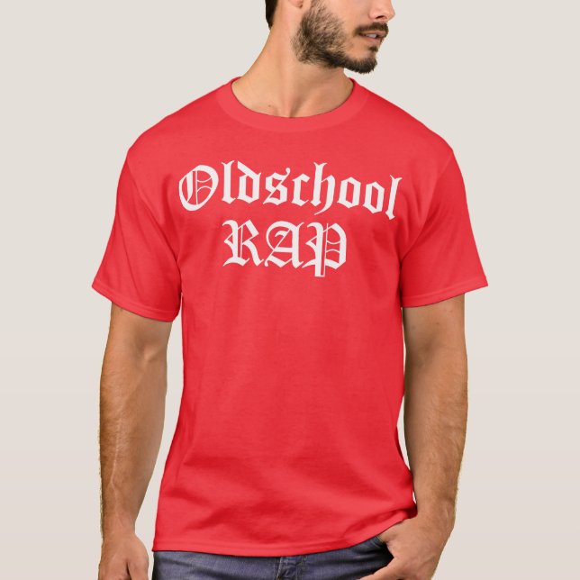 camisetas de amigos de rap antiguo (Anverso)