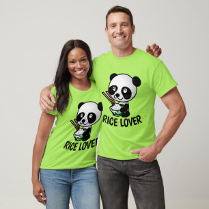 Camisetas de amor al RICE, comida china graciosa