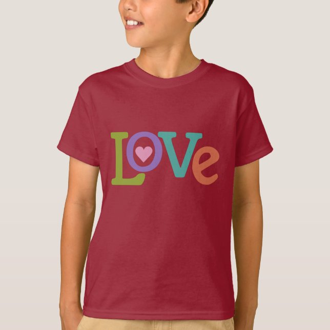 Camisetas de amor coloridos y chaquetas (Anverso)