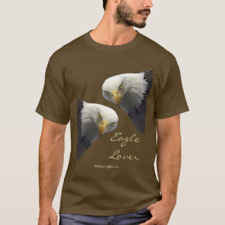 Camisetas de amor de águila salvaje
