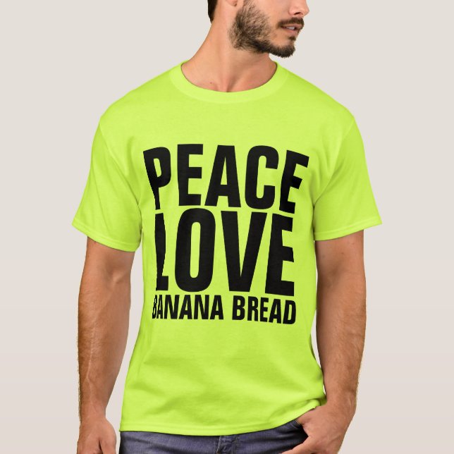Camisetas de amor de PAN de BANANA (Anverso)