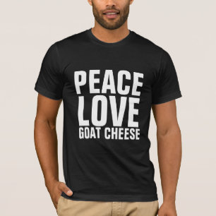 Camisetas de amor por queso de cabra