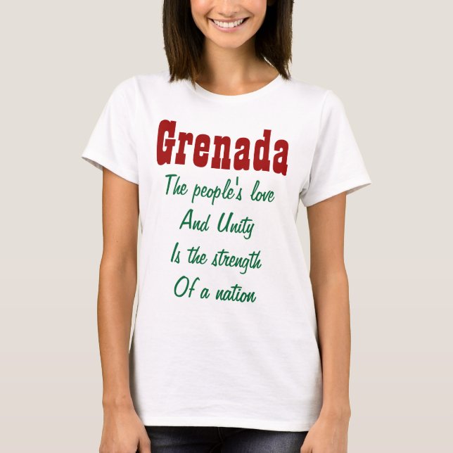 Camisetas de amor y unidad de Granada (Anverso)