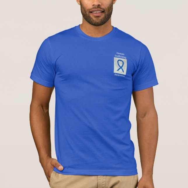 Camisetas de ángel de la cinta de sensibilización  (Anverso)