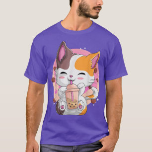 Camisetas De Animales De Gato De Burbuja Cortada P