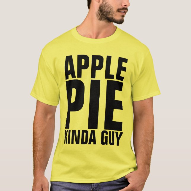 CAMISETAS DE APPLE PIE GUY HOMBRES (Anverso)
