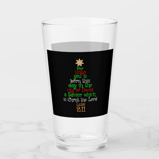 Camisetas de árboles de Navidad cristianos (Anverso)