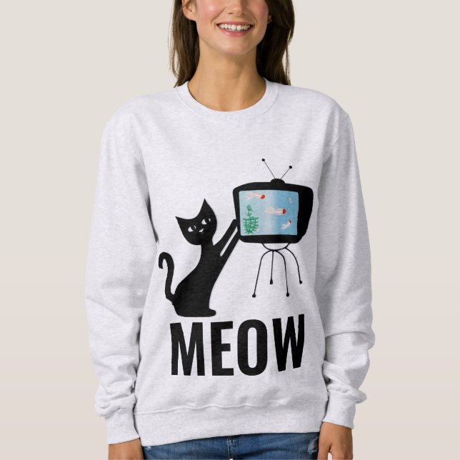 CAMISETAS DE ARTE ATÓMICO CAT RETO (Anverso)