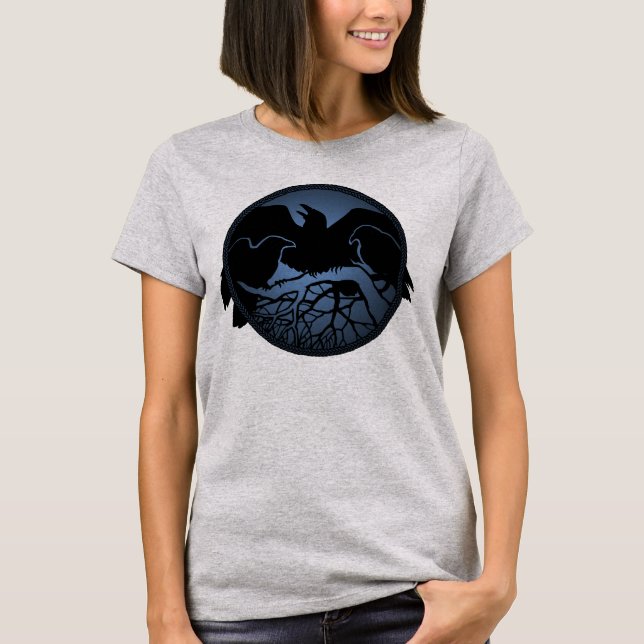 Camisetas de arte callejero femeninas de Lady's Cr (Anverso)