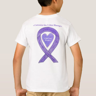 Camisetas de arte cardíaco de la Cinta de Concienc