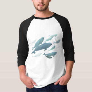 Camisetas de arte de ballenas de Beluga Whale Jers