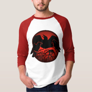 Camisetas de arte de cuerdas femeninas de Raven Ba