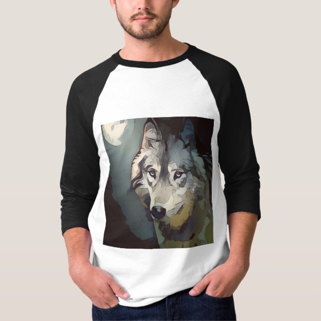 Camisetas de arte de LOBO (Anverso)