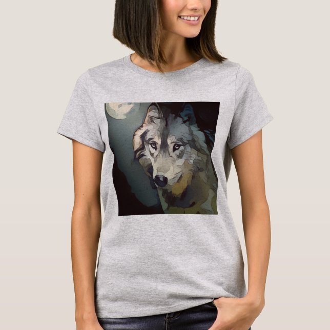 Camisetas de arte de LOBO (Anverso)