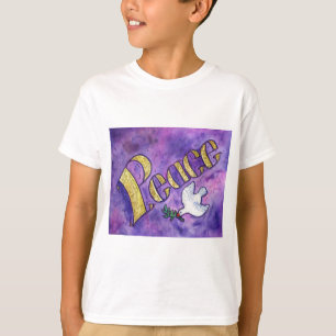 Camisetas de arte de palabra Inspiradoras Peace Do
