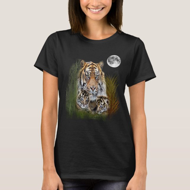 Camisetas de arte de tigres (Anverso)