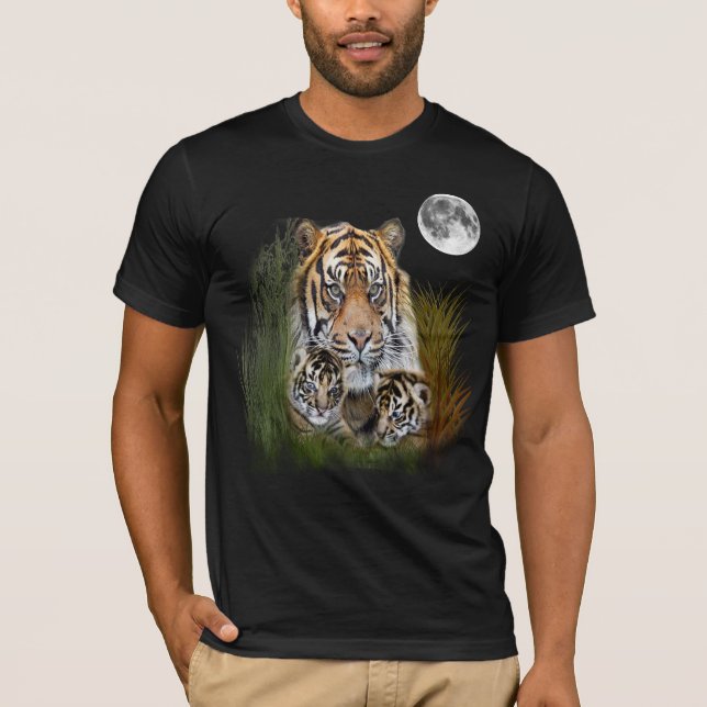 Camisetas de arte de tigres (Anverso)