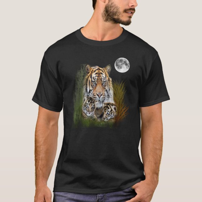 Camisetas de arte de tigres (Anverso)