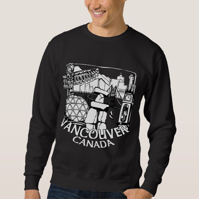 Camisetas de arte de Vancouver Souvenir Sweatshirt (Anverso)