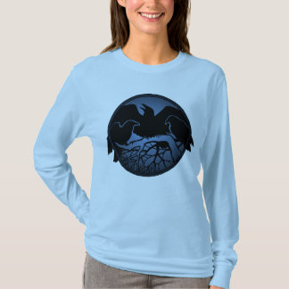 Camisetas de arte en ravén Camisetas de arte cuerv