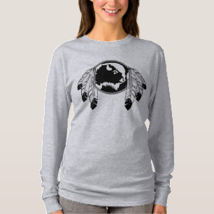 Camisetas de arte nativo Metis Spirit Animal Shirt