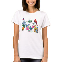 Camisetas de Aves del Patio Trasero