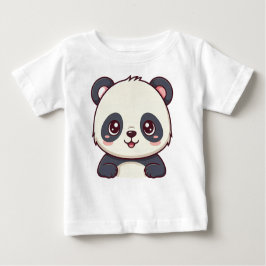 camisetas de baby t con diseño de bebé panda lindo