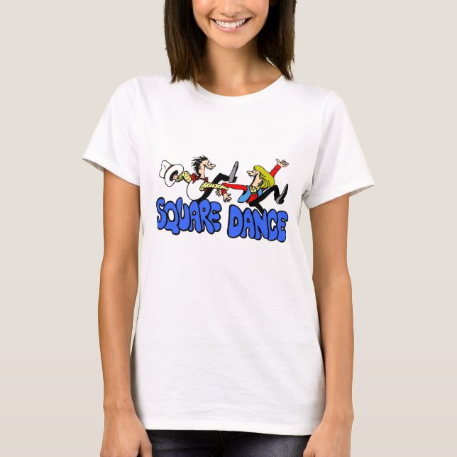 Camisetas de baile cuadradas y regalos. (Anverso)