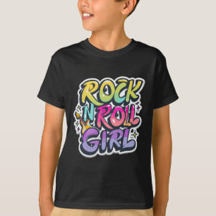 Camisetas De Banda Para Niños Rock N Rollo Chica R