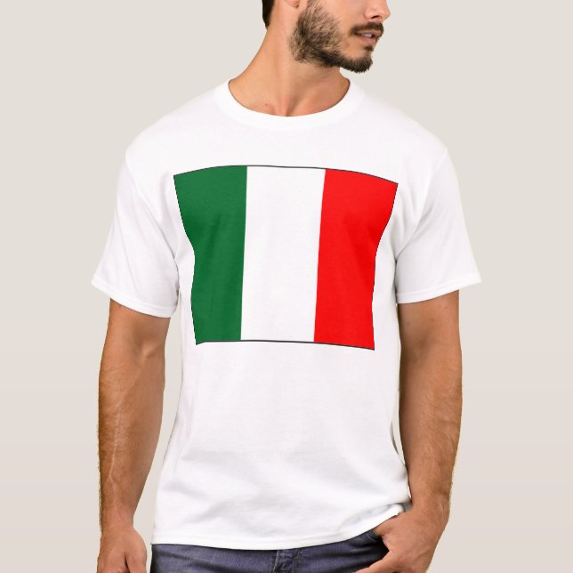 Camisetas de bandera de Italia (Anverso)
