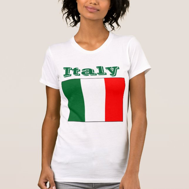 Camisetas de bandera de Italia (Anverso)