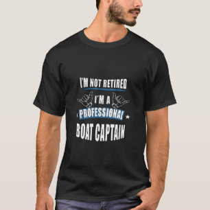 Camisetas de barco Capitán de barco Barco