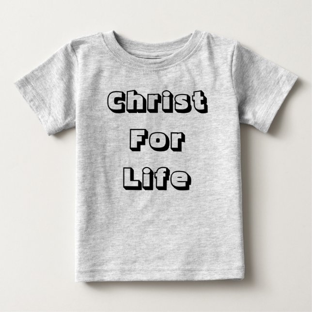 camisetas de bebé cristianas (Anverso)