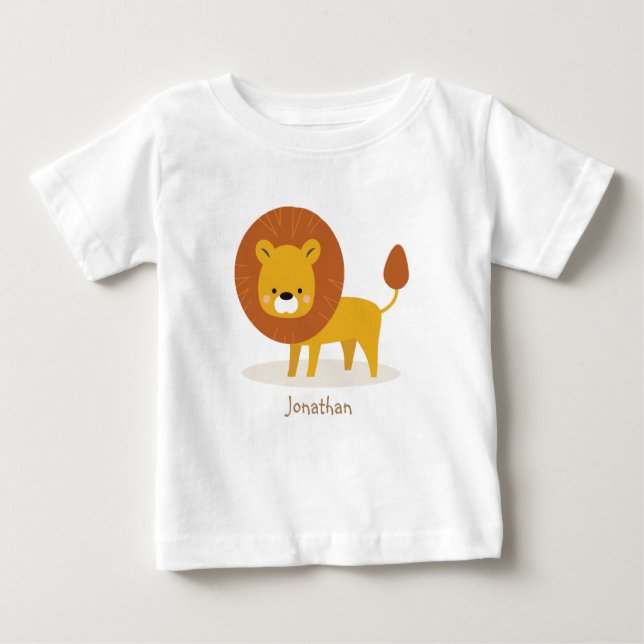 Camisetas de bebé de leones de niños (Anverso)