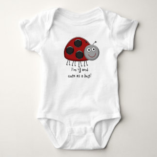 Camisetas de bebé de mariquita