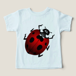 Camisetas de Bebé de Mariquita Jersey de Bebé de M