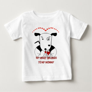 Camisetas de bebé del El día de San Valentín Cute