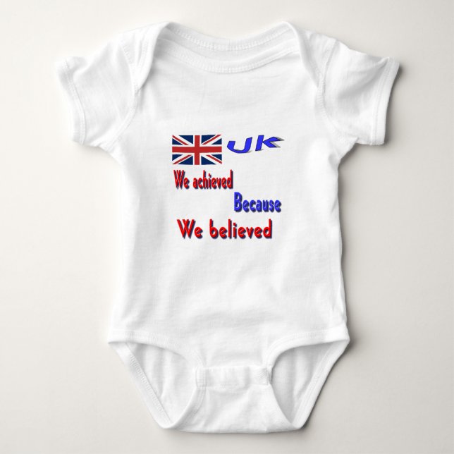 camisetas de bebé del reino unido (Anverso)