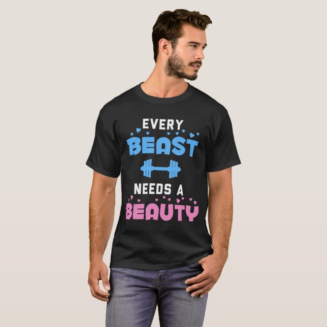 Camisetas de belleza y bestias (Anverso completo)