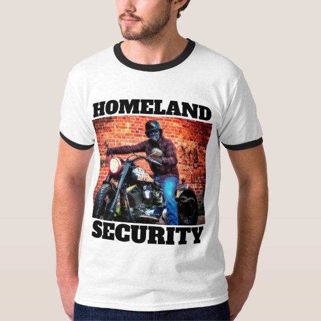 CAMISETAS DE BICICLETA DE SEGURIDAD HOMELAND (Anverso)